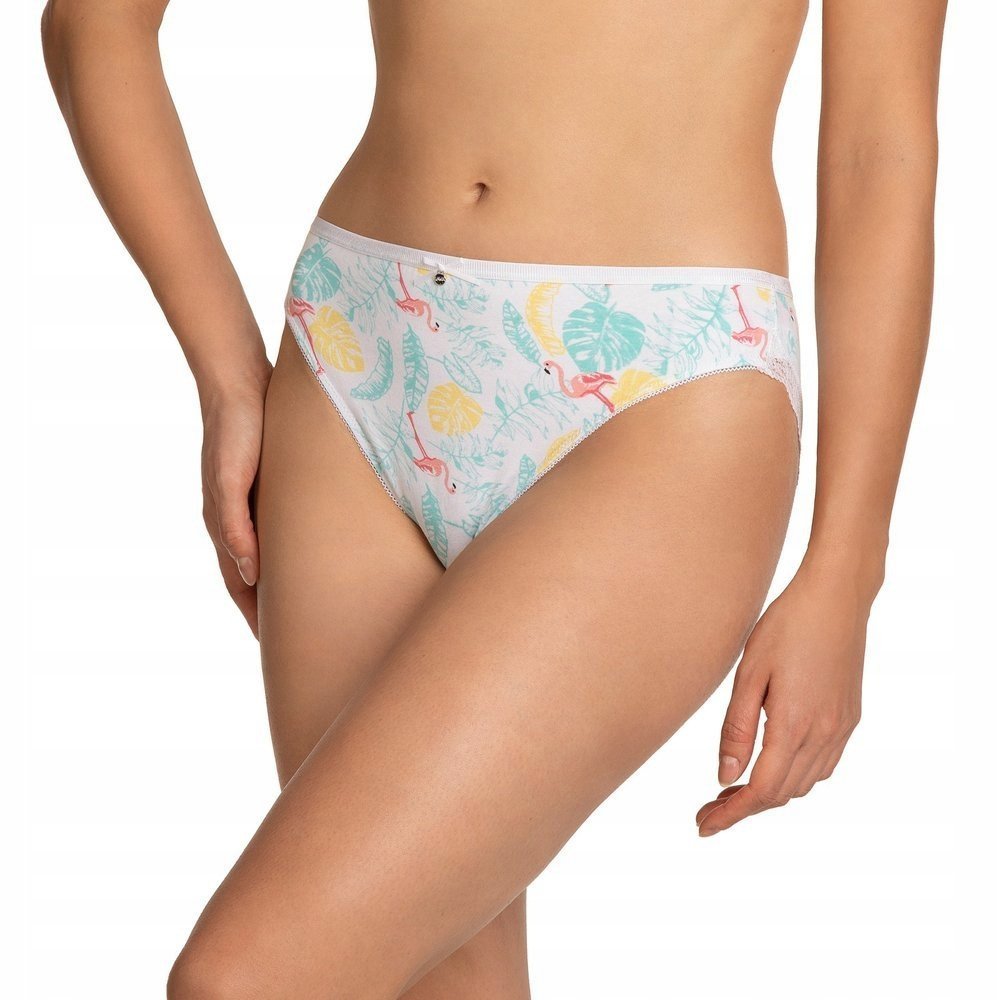 LAMA Figi Damskie Bikini WIELOKOLOROWE r. XL, 2 szt.