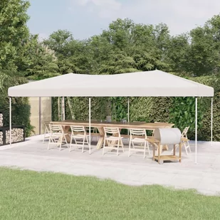 Składany namiot imprezowy, biały, 3x6 m - Pawilony ogrodowe - miniaturka - grafika 2