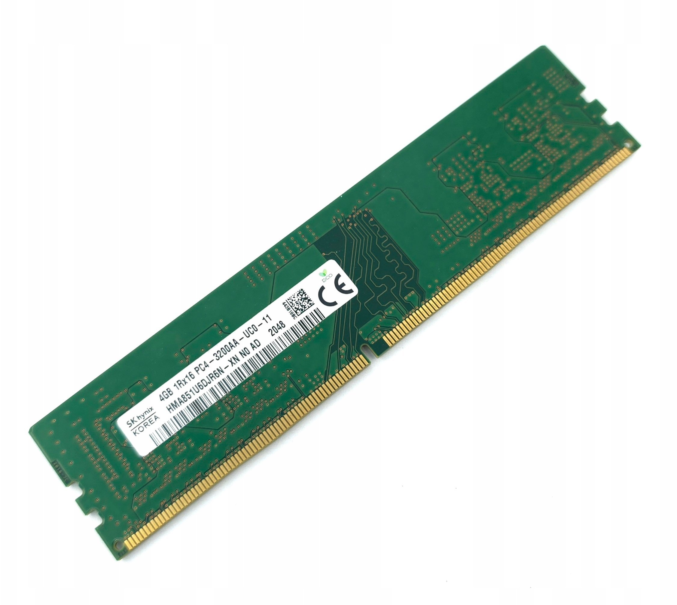 Pamięć Hynix RAM DDR4 SK 4GB 3200MHz CL22 1Rx16 testowana HMA851U6DJR6N-XN