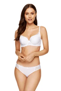 Linda biustonosz usztywniany koronka (kolor biały, rozmiar 95B) - Biustonosze - miniaturka - grafika 3