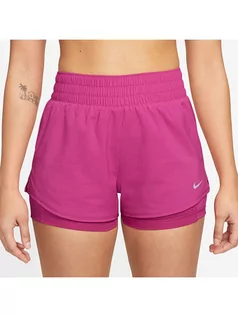 Spodnie sportowe damskie - Nike Szorty sportowe 2w1 w kolorze różowym - grafika 1