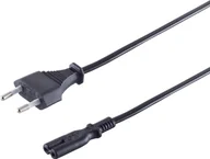 Kable miedziane - Kabel sieciowy S/CONN o maksymalnej łączności, podwójny rowek, VDE, 3,0 m (60002-3) - miniaturka - grafika 1