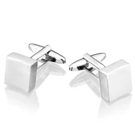 Spinki do mankietów i krawatów - Kwadratowe spinki do mankietów SL-10285 - miniaturka - grafika 1