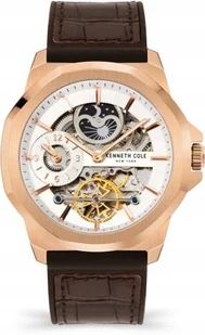Zegarek Zegarek męski KENNETH COLE KCWGR2124602 brązowy klasyczny - Zegarki męskie - miniaturka - grafika 1