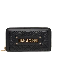 Portfele - Duży Portfel Damski LOVE MOSCHINO JC5600PP0NLA0000 Czarny - miniaturka - grafika 1