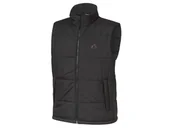 Kurtki i kamizelki sportowe męskie - CRIVIT Kamizelka termoaktywna męska z impregnacją (S (44-46), Czarny) - miniaturka - grafika 1