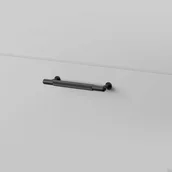 Zawiasy, okucia i inne akcesoria - Uchwyt meblowy Pull Bar Linear Small 125 Metalowy Czarny - miniaturka - grafika 1