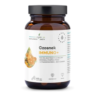Czosnek Immuno+, kapsułki 60 szt. - Przeziębienie i grypa - miniaturka - grafika 1