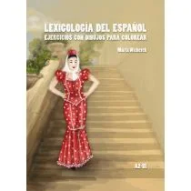 Lexicología del espa?ol: ejercicios con dibujos para colorear. Poziom A2-B1 - Książki do nauki języka hiszpańskiego - miniaturka - grafika 1