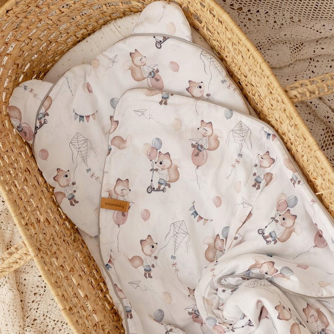 Pościel Dla Dzieci Bawełniana 100x135 Liski