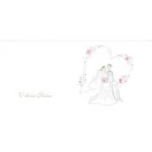 Albumy inne - Karnet Ślub DL S19 Para Młoda serce - miniaturka - grafika 1