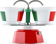 Zaparzacze i kawiarki - Bialetti Bialetti Set MINI ITALIA 2 BICC. - miniaturka - grafika 1