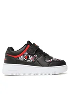 Buty dla chłopców - Champion Sneakersy Rebound Graphic S32687-CHA-KK001 Czarny - miniaturka - grafika 1