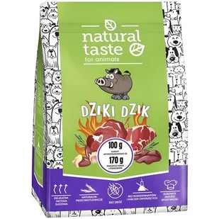 DOLINA NOTECI Natural Taste Suszona Karma dla Psa Dziki Dzik 1kg - Sucha karma dla psów - miniaturka - grafika 1