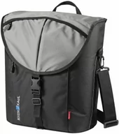 Sakwy rowerowe - KLICKfix Klickfix torba na bagażnik Cita Vario, czarny/srebrny, 16 x 30 x 35 cm, 20 litrów, 0264 VAR 0264VAR_Schwarz/Silber_16 x 30 x 35 cm, 20 Liter - miniaturka - grafika 1