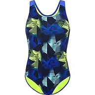 Stroje kąpielowe - TECNOPRO Romane damski kostium kąpielowy niebieski granatowy 36 - miniaturka - grafika 1