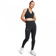 Spodnie sportowe damskie - Damskie legginsy dzianinowe z wysokim stanem Under Armour Campus Legging - czarne - UNDER ARMOUR - miniaturka - grafika 1