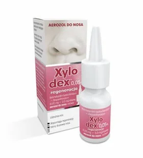 Polfa WARSZAWSKIE ZAKŁ.FARM. S.A. Xylodex Regeneracja 0,05% aerozol do nosa 10 ml 4344951 - Przeziębienie i grypa Polfa WARSZAWSKIE ZAKŁ.FARM. S.A. Xylodex Regeneracja 0,05% aerozol do nosa 10 ml 4344951 - Przeziębienie i grypa - miniaturka - grafika 1
