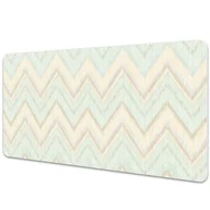 Podkładki na biurko - Mata na biurko Geometryczne zygzaki 90x45 cm - miniaturka - grafika 1