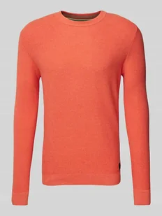 Sweter z dzianiny o kroju regular fit z czystej bawełny - Swetry męskie - miniaturka - grafika 1