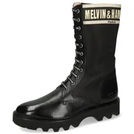Botki damskie - Melvin & Hamilton Damskie sztyblety Selina 62, czarne, 35 EU, czarny, 35 EU - miniaturka - grafika 1