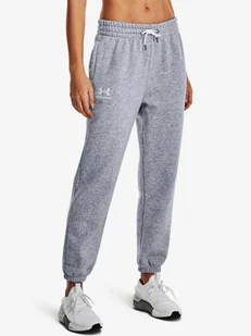 Męskie spodnie dresowe Under Armour  Essential Fleece Joggers-GRY M - Spodnie sportowe męskie - miniaturka - grafika 1