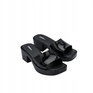 Melissa Klapki Damskie Na Obcasie Czarne Shape Ad Black 38 - Klapki i japonki damskie - miniaturka - grafika 1