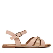 Buty dla dziewczynek - Sandały Tommy Hilfiger T3A2-34280-0326 D Różowy - miniaturka - grafika 1