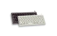 Klawiatury - CHERRY Compact keyboard, Combo (USB + PS/2), IT klawiatura USB + PS/2 QWERTY Szary G84-4100LCMIT-0 - miniaturka - grafika 1