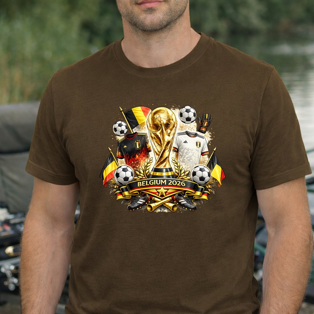 Koszulka WORLD CUP 2026 BELGIA kolor brązowy rozmiar L
