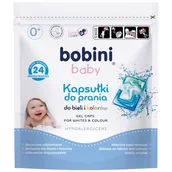 Środki do prania - Bobini BABY HYPOALERGICZNE KAPSUŁKI DO PRANIA BIAŁYCH I KOLOROWYCH 24SZTUKI 5900931032192 - miniaturka - grafika 1