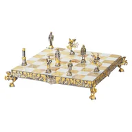 Gry planszowe - ITALIAN SET MEDIEVAL REAL GOLD 24K 925 SILVER - miniaturka - grafika 1