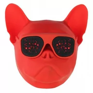 Głośniki przenośne - Głośnik Wonky Monkey Bulldog Czerwony Bluetooth - miniaturka - grafika 1