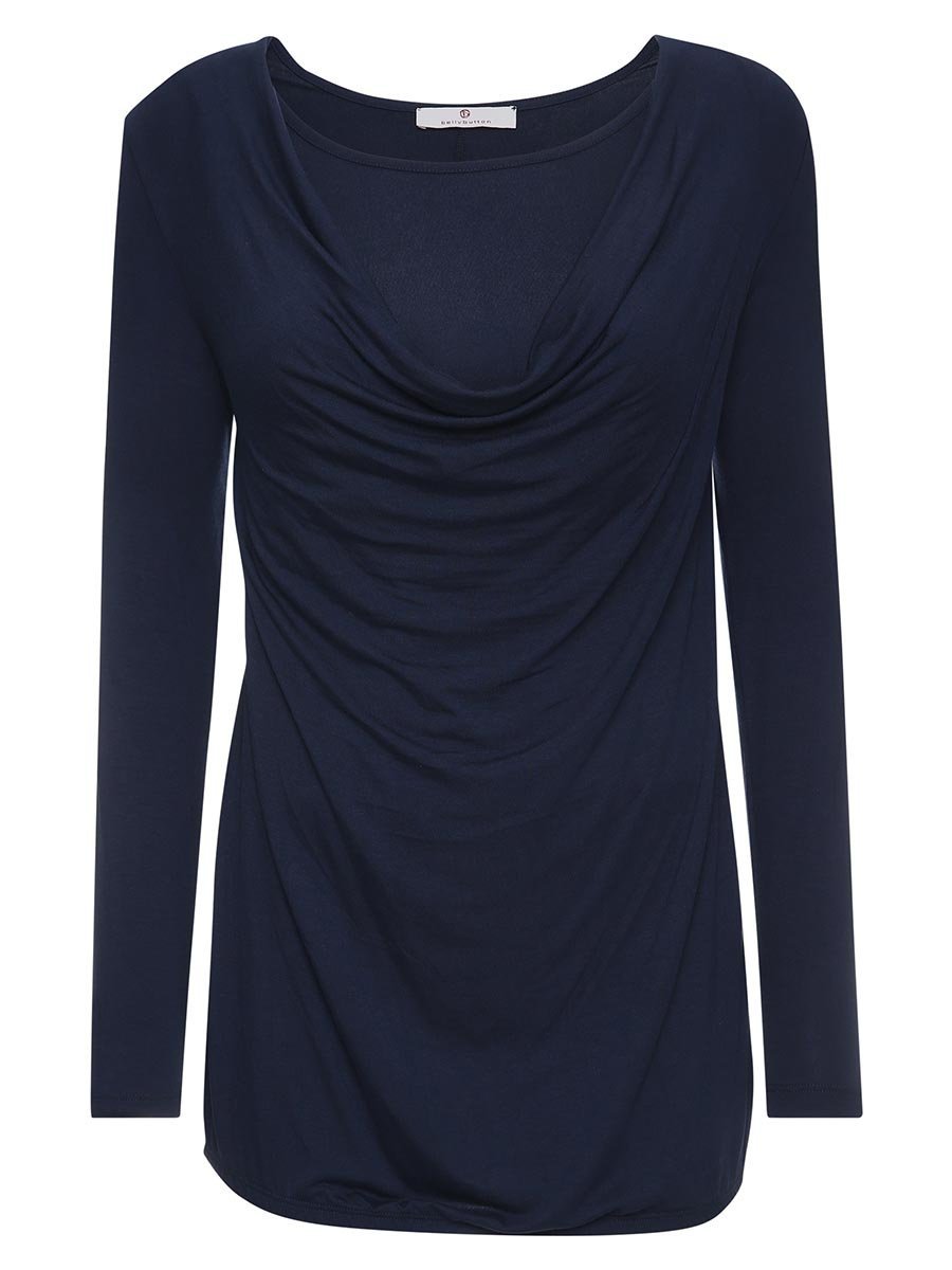 Damska koszula do karmienia z długim rękawem granatowa Bellybutton Maternity, r.S