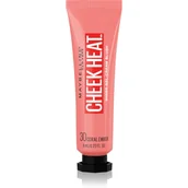 Róże do policzków - Maybelline New York Cheek Heat Blush, róż, formuła żelowa, pigmenty na bazie wody, błyszczące wykończenie, nr 30 Coral Amber - miniaturka - grafika 1