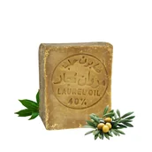 Mydła - Mydło Syryjskie Aleppo z Oliwy & 40 % Oleju Laurowego Syria +/-170g Pafion Queen - miniaturka - grafika 1