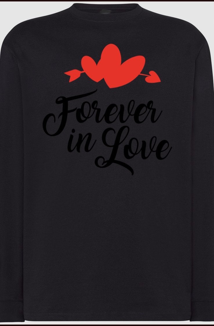 Love Forever Bluza Longsleeve Walentynki r.S