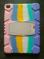 Etui do tabletów - Etui Case na Tablet iPad 10.2" 2021/2020/2019 Pancerne Tęczowy - miniaturka - grafika 1