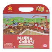 Zabawki kreatywne - Plan Toys Układanka magnetyczna motyw Budowa - miniaturka - grafika 1