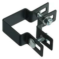 Akcesoria do ogrodzeń - Obejma narożna 50x50 mm antracytowa Polbram - miniaturka - grafika 1