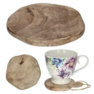 Obrusy i serwetki - Podkładka podstawka pod kubek drewniana Orion - miniaturka - grafika 1