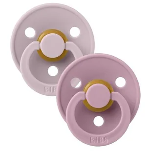 Hevea Bibs BIBS 2-PACK S DUSKY LILAC &amp HEATHER Smoczek Uspokajający kauczuk 5713795198825 - Smoczki do butelek - miniaturka - grafika 1