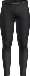 Legginsy termiczne męskie Icebreaker ZONEKNIT 260 czarne IB0A56HG091 - Legginsy - miniaturka - grafika 1