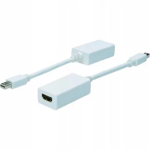 Assmann AK-340411 001-W adapter (Display Port/HDMI Mini-DisplayPort na HDMI typ A, wtyczka do gniazda, 0,2 m) 4016032328599 - Adaptery i przejściówki - miniaturka - grafika 2