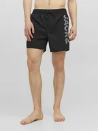 Kąpielówki męskie - Jack & Jones Szorty kąpielowe w kolorze czarnym - miniaturka - grafika 1