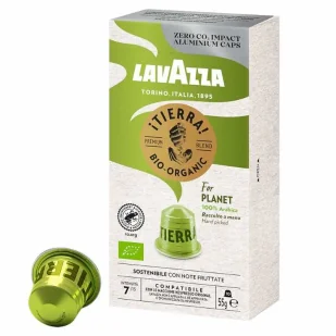 10 Kapsułek Lavazza Tierra For Planet Organic Intenso Nespresso - zrównoważona premium - Kawa w kapsułkach i saszetkach - miniaturka - grafika 1