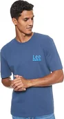 Koszulki męskie - LEE HALF SLEEVE GRAPHIC MĘSKI T-SHIRT KOSZULKA Z KRÓTKIM RĘKAWEM LOGO SKY CAPTAIN L63GFEHY 112115025 - Lee - miniaturka - grafika 1