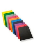 Teczki i skoroszyty - Teczka A4 z gumką laminowana mix 350gsm (10szt) - miniaturka - grafika 1