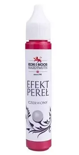 KIN efekt pereł 30 ml czerwony - Kredki, ołówki, pastele i pisaki - miniaturka - grafika 1