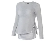 Odzież ciążowa - esmara® Sweter ciążowy z delikatnej dzianiny, 1 sztuka (średnio szary, XS (32-34)) - miniaturka - grafika 1